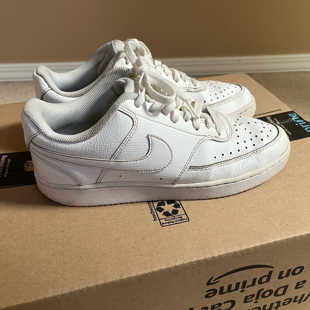 Nike Court Vision Low White Sneakers